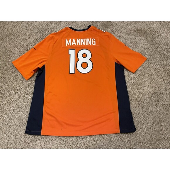 Nike Peyton Manning #18 Denver Broncos NFL Football Jersey Mens XXL - Picture 2 of 4